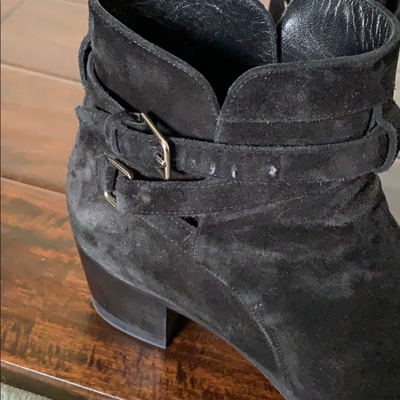 Saint Laurent Suede Jodhpur Booties - Picture 4 of 5